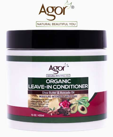 ORGANIC LEAVE IN CONDITIONER WITH SHEA BUTTER AND AVOCADO OIL 430 ml Treatments Asetena Pa