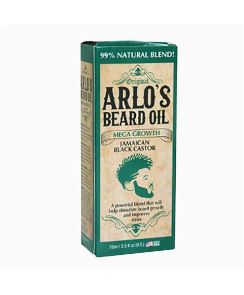 BEARD OIL MEGA GROWTH JAMAICAN BLACK CASTOR 75 ml Sprays, Serums and Oils Asetena Pa