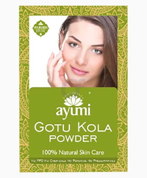 AYUMI NATURALS GOTU KOLA POWDER 100 g Skin Treatments Asetena Pa