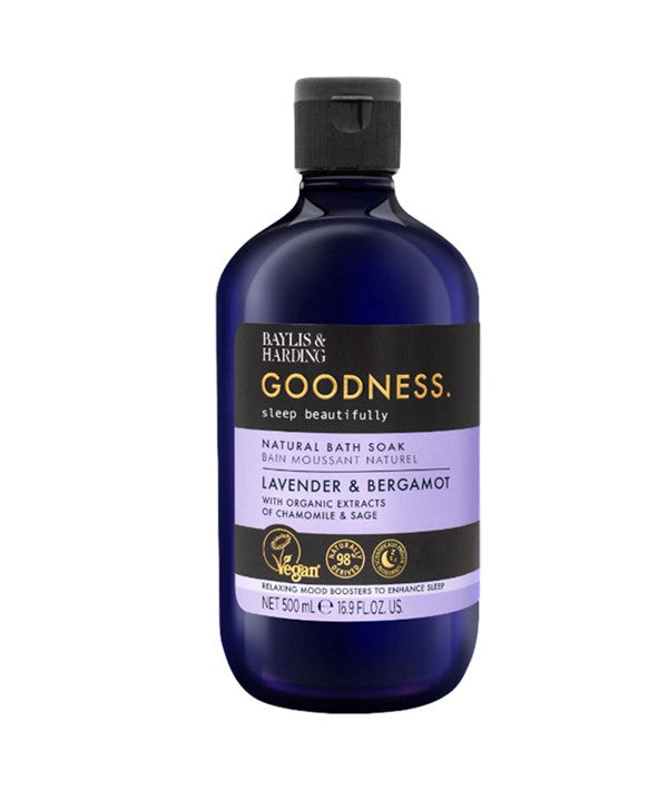 GOODNESS LAVENDER AND BERGAMOT NATURAL BATH SOAK 500 ml Body Care Asetena Pa