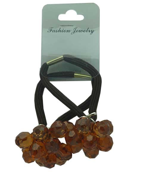 FASHION JEWELRY PONY TAILER LJ113BR Color Brown Kids Hair Accessories Asetena Pa