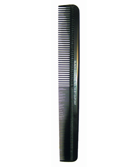 BLACK DIAMOND 16 LONG STYLIST COMB Hair Brushes and Combs Asetena Pa
