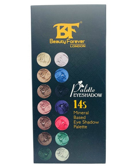 BF MINERAL BASED 14S EYE SHADOW PALETTE 103 14x1.1 g Eye Makeup Asetena Pa