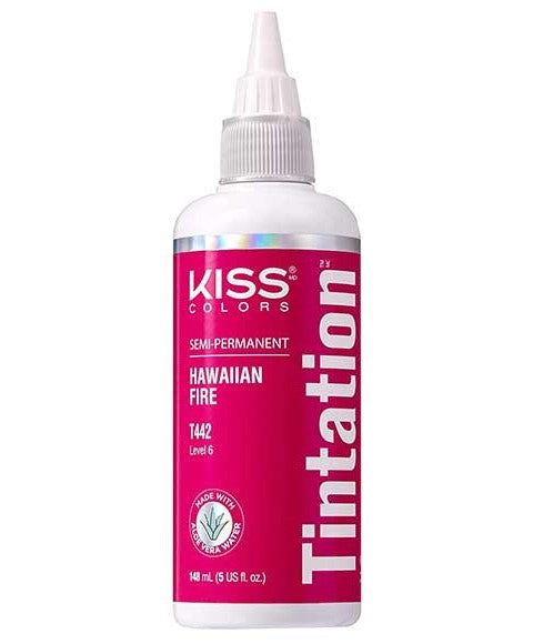 KISS COLORS TINTATION SEMI PERMANENT HAWAIIAN FIRE T442 148 ml Hair Color Asetena Pa