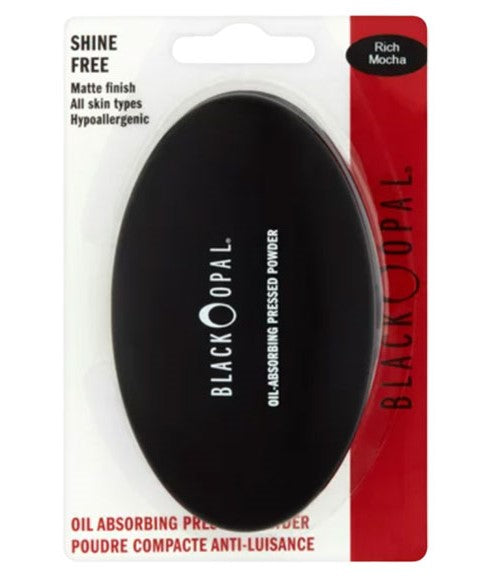 BLACK OPAL OIL ABSORBING SHINE FREE PRESSED POWDER 9.5 g Color 11 Dark Cocoa Face Powder Asetena Pa
