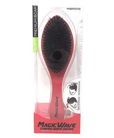 MAGIC WAVE CURVED WAVE BRUSH SOFT WBR001AS Color Assorted Hair Brushes and Combs Asetena Pa