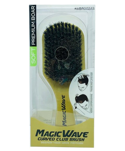 MAGIC WAVE CURVED CLUB BRUSH SOFT WBR002AS Color Assorted Hair Brushes and Combs Asetena Pa