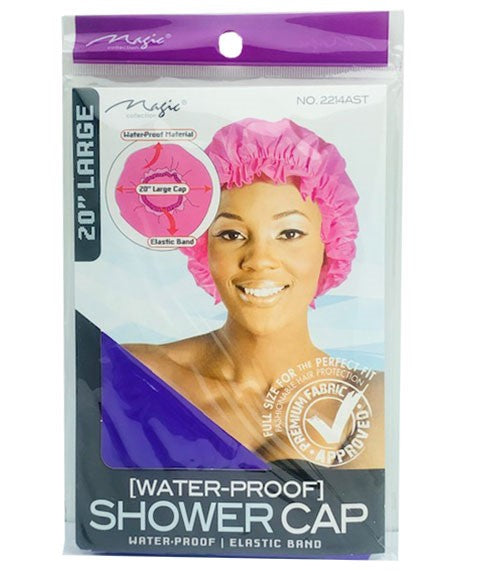 MAGIC COLLECTION SHOWER CAP 2214AST Large Durags and Caps Asetena Pa