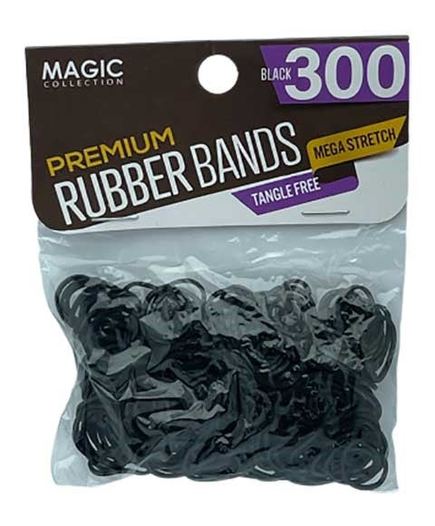 RUBBER BANDS FOR PONY TAIL AND BRAIDS BLACK 300 Pcs Kids Hair Accessories Asetena Pa