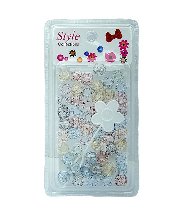 STYLE COLLECTION HAIR BEADS BD017 MULTI SPARKLE Kids Hair Accessories Asetena Pa