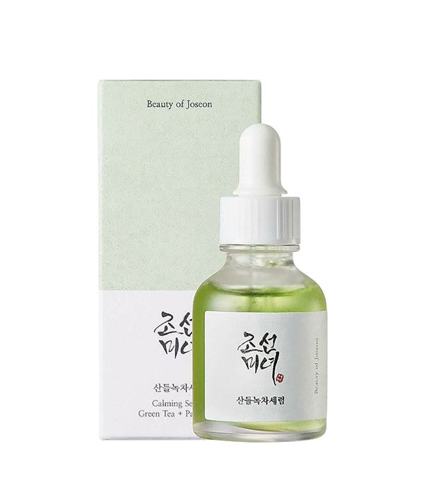 CALMING SERUM GREEN TEA AND PANTHENOL 30 ML Korean Skincare Asetena Pa