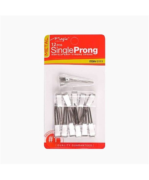 MAGIC COLLECTION METAL SINGLE PRONG CLIPS 3111 Kids Hair Accessories Asetena Pa