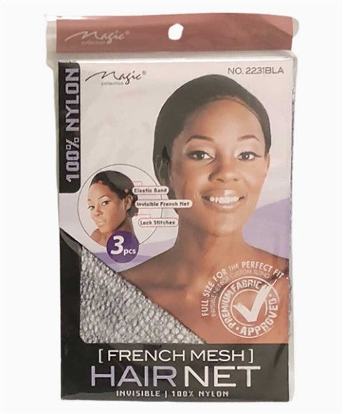 MAGIC COLLECTION HAIR NET 2232BLA Extensions Accessories Asetena Pa