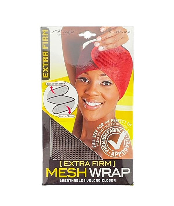 MAGIC COLLECTION EXTRA FIRM MESH WRAP 2017AST Durags and Caps Asetena Pa