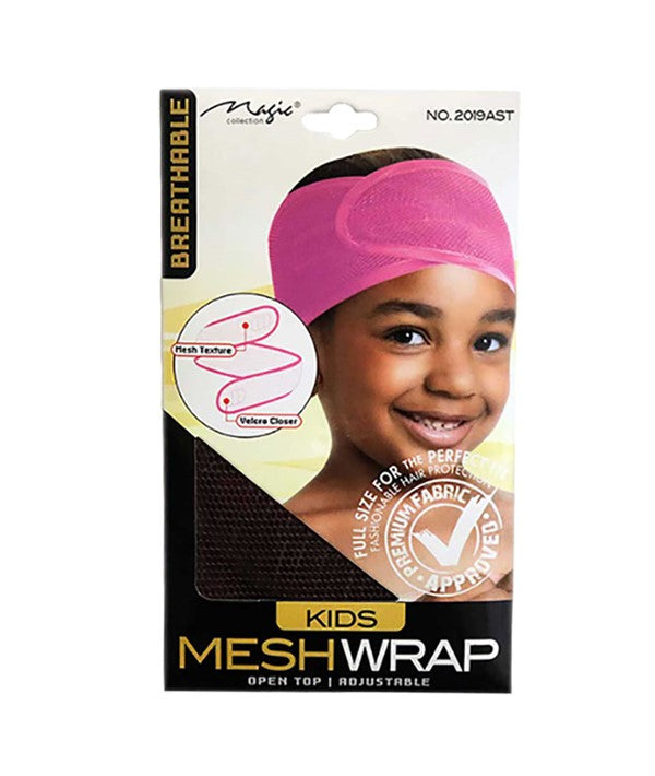 MAGIC COLLECTION KIDS MESH WRAP 2019AST Color Assorted Durags and Caps Asetena Pa