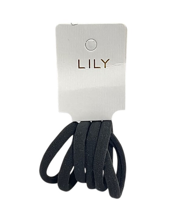 LILY COLLECTION PONY TAILER BLACK EB065BLA Kids Hair Accessories Asetena Pa