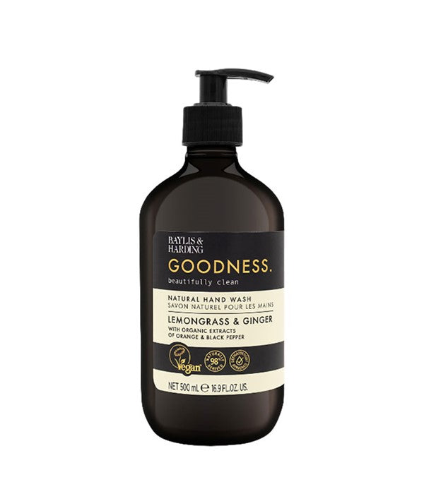 GOODNESS LEMONGRASS AND GINGER NATURAL HAND WASH 500 ml Body Care Asetena Pa