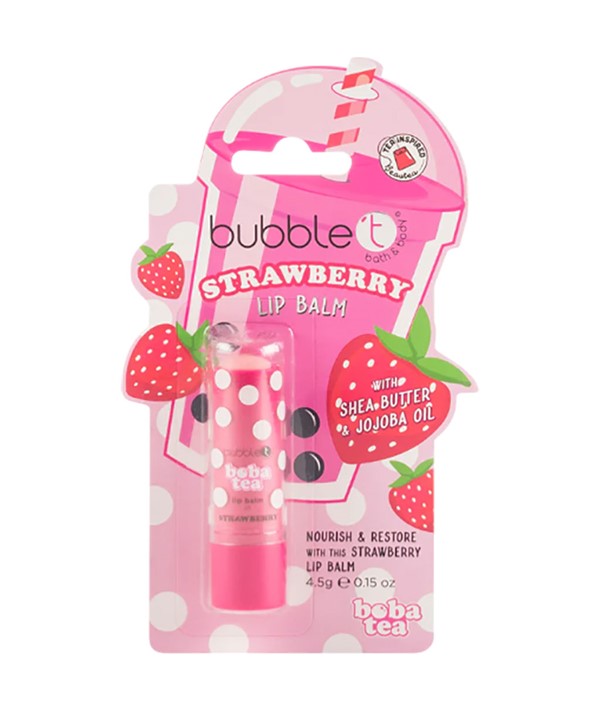 BOBA TEA STRAWBERRY LIP BALM 4.5 g Lips Asetena Pa