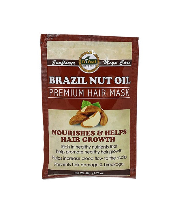 DIFEEL BRAZIL NUT OIL PREMIUM HAIR MASK 50g Treatments Asetena Pa