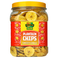 Tropical Sun Plantain Chips Sweet Chilli 1x450g