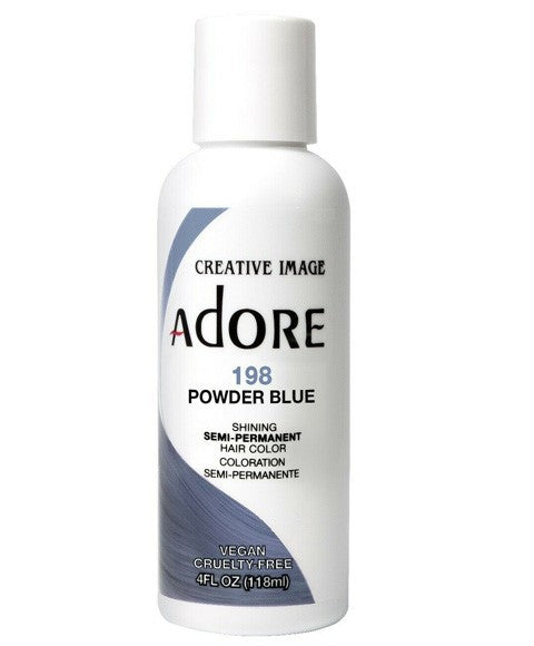 ADORE SHINING SEMI PERMANENT HAIR COLOR POWDER BLUE 118 ml Hair Color Asetena Pa