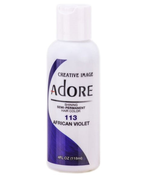 ADORE SHINING SEMI PERMANENT HAIR COLOR AFRICAN VIOLET 118 ml Hair Color Asetena Pa