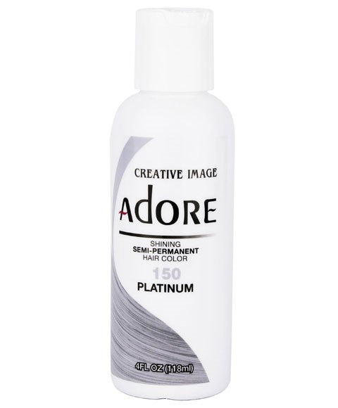 ADORE SHINING SEMI PERMANENT HAIR COLOR PLATINUM 118 ml Hair Color Asetena Pa