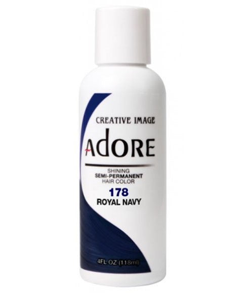 ADORE SHINING SEMI PERMANENT HAIR COLOR ROYAL NAVY 118 ml Hair Color Asetena Pa