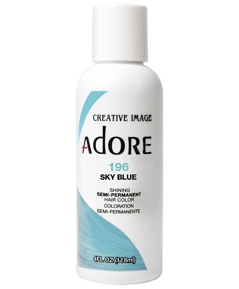 ADORE SHINING SEMI PERMANENT HAIR COLOR SKY BLUE 118 ml Hair Color Asetena Pa