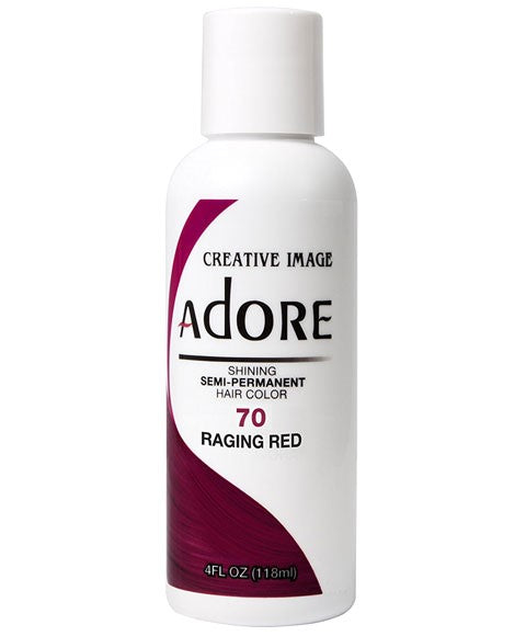 ADORE SHINING SEMI PERMANENT HAIR COLOR RAGING RED 118 ml Hair Color Asetena Pa