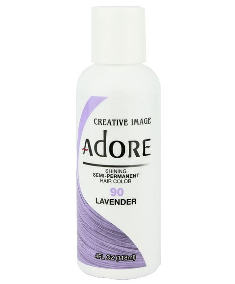 ADORE SHINING SEMI PERMANENT HAIR COLOR LAVENDER 118 ml Hair Color Asetena Pa