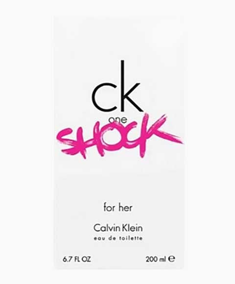 CALVIN KLEIN ONE SHOCK EAU DE TOILETTE FOR HER 200 ml Perfumes for Her Asetena Pa