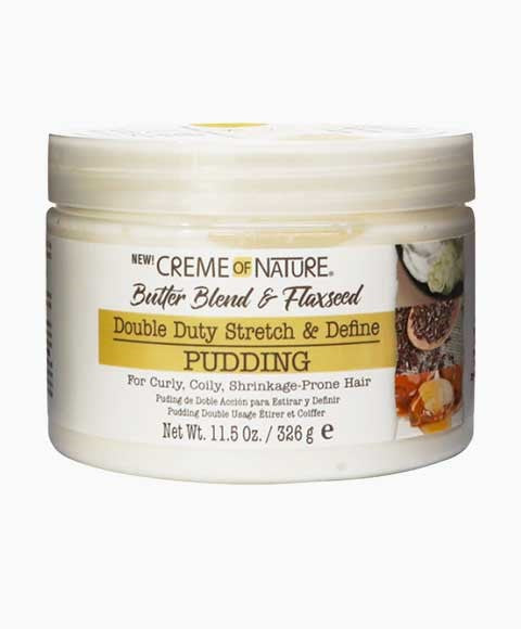 BUTTER BLEND AND FLAXSEED DOUBLE DUTY STRETCH AND DEFINE PUDDING 326 g Hair Moisturizers Asetena Pa