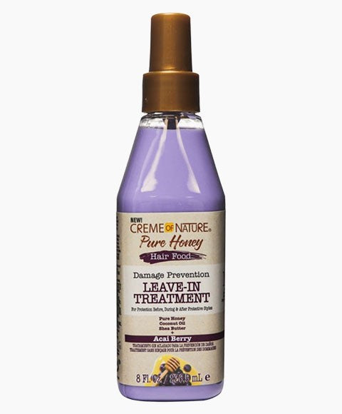 PURE HONEY HAIR FOOD ACAI BERRY LEAVE IN TREATMENT 236.5 ml Conditioner Asetena Pa