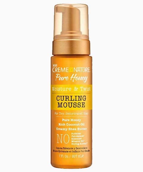 PURE HONEY MOISTURE AND TWIST CURLING MOUSSE 207 ml Hair Styling Asetena Pa