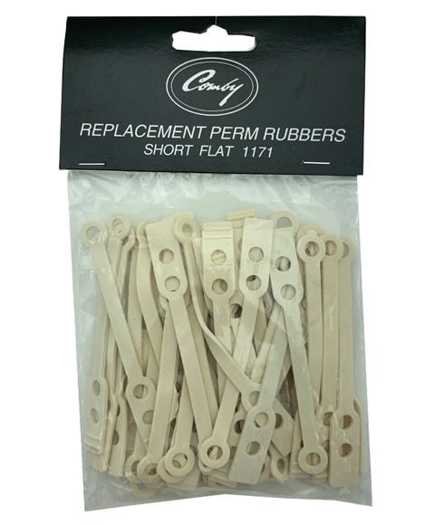 REPLACEMENT PERM RUBBERS Color SHORT FLAT 1171 Salon Accessories Asetena Pa