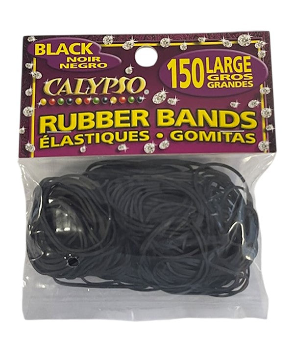 CALYPSO RUBBER BANDS BLACK Color Black Kids Hair Accessories Asetena Pa