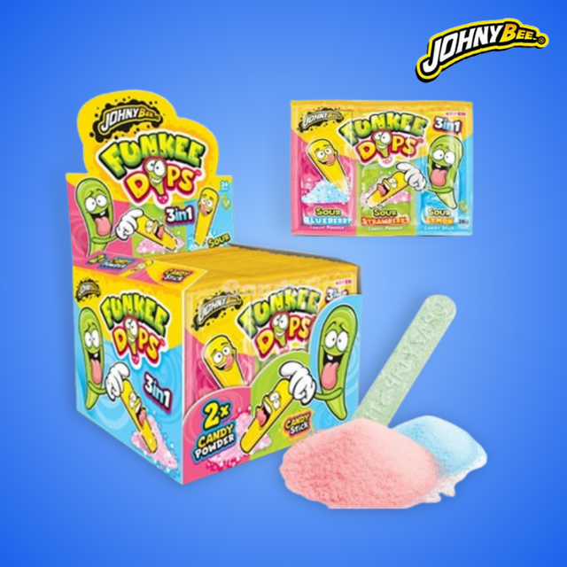 Johny Bee Funkee Dips In 24x28g(12)