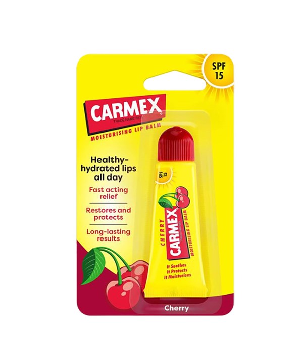 CARMEX MOISTURISING LIP BALM TUBE CHERRY 10 g Lips Asetena Pa