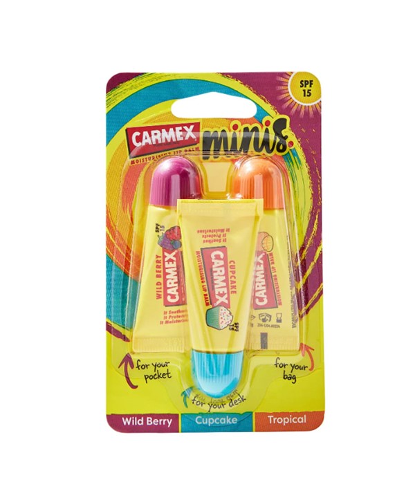 CARMEX MINIS SCENTED LIP BALMS TRIO PACK Lips Asetena Pa