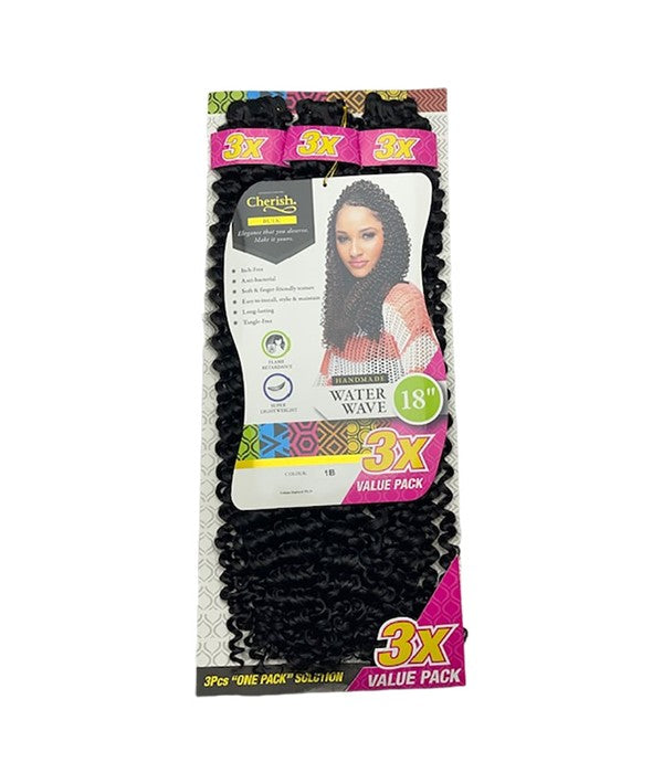 3X VALUE PACK HANDMADE WATER WAVE BULK 18 Color 4 Hair for Braid Extensions Asetena Pa