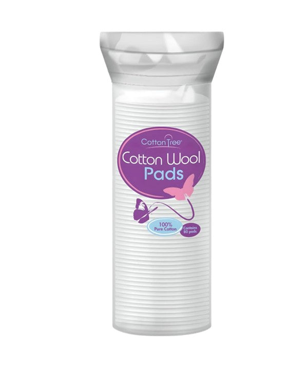 COTTON TREE COTTON WOOL PADS 80 Pads Personal Care Asetena Pa