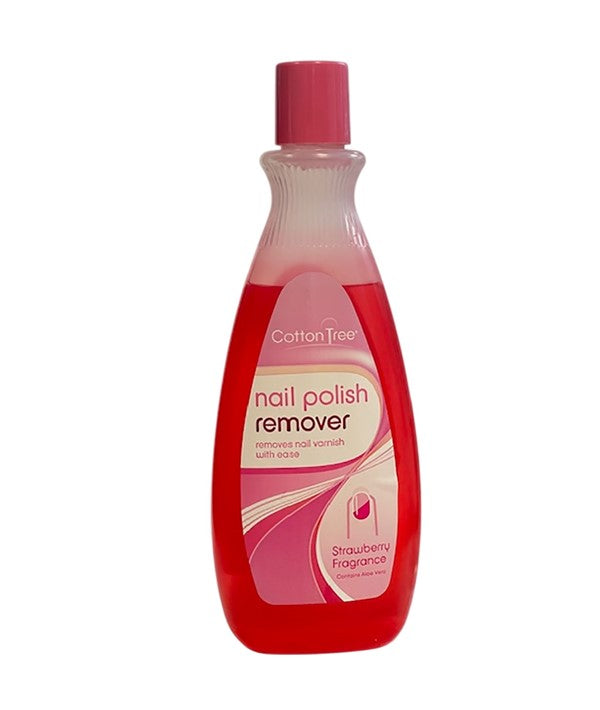 COTTON TREE NAIL POLISH REMOVER WITH STRAWBERRY FRAGRANCE 295 ml Nails Asetena Pa