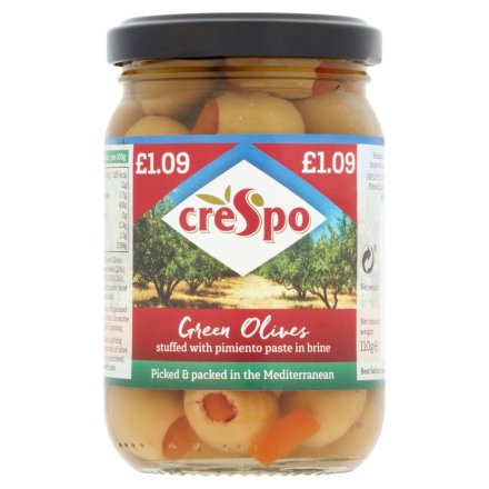 Crespo Green Olives 6x198g