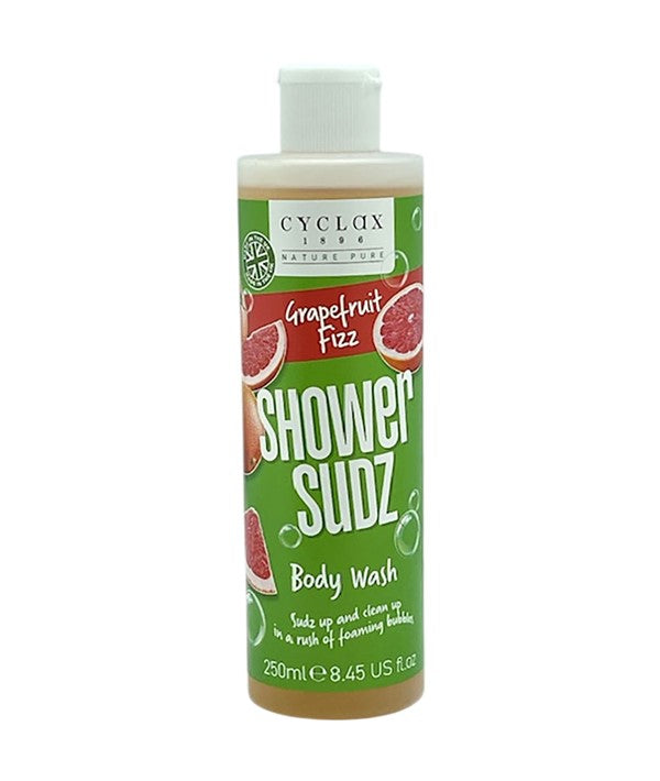 CYCLAX GRAPEFRUIT FIZZ SHOWER SUDZ BODY WASH 250 ml Body Care Asetena Pa