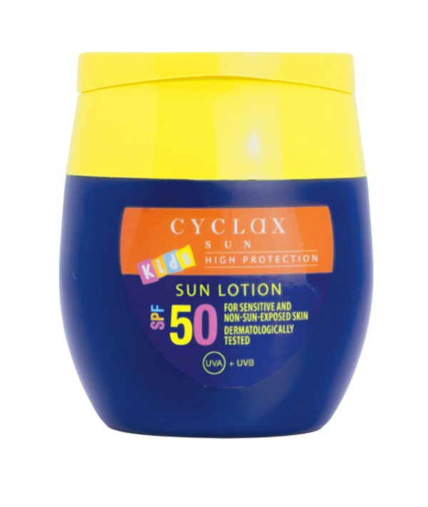 CYCLAX KIDS HIGH PROTECTION SUN LOTION 50 SPF 75 ml Skin Treatments Asetena Pa