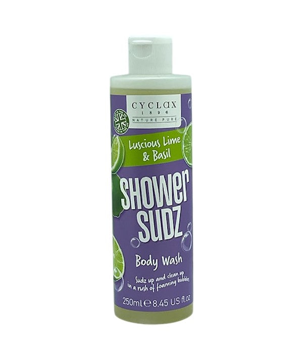 CYCLAX LUSCIOUS LIME AND BASIL SHOWER SUDZ BODY WASH 250 ml Body Care Asetena Pa