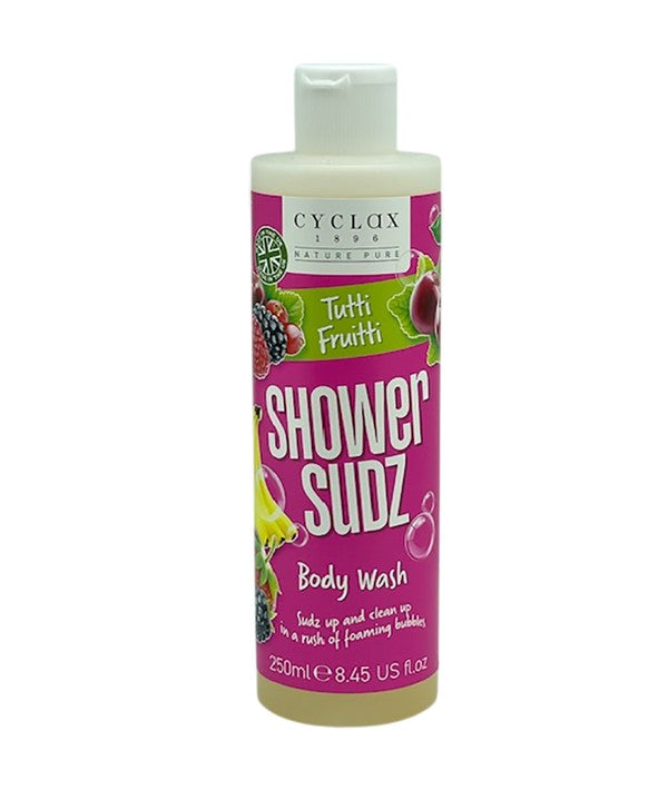 CYCLAX TUTTI FRUTTI SHOWER SUDZ BODY WASH 250 ml Body Care Asetena Pa