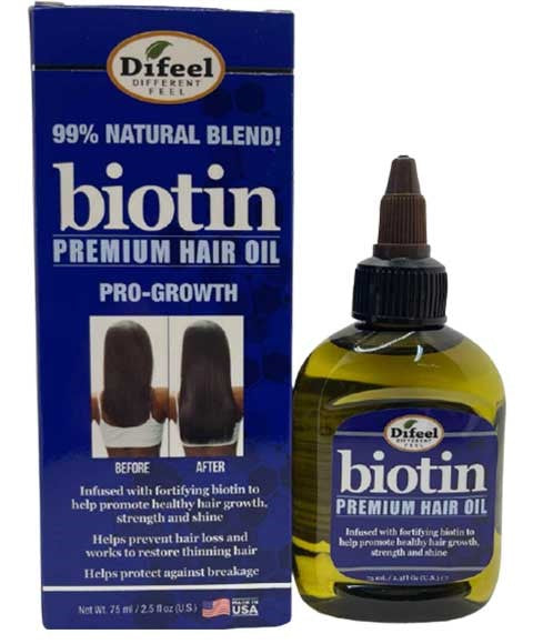 DIFEEL NATURAL BLEND BIOTIN PREMIUM HAIR OIL 75 ml Sprays, Serums and Oils Asetena Pa