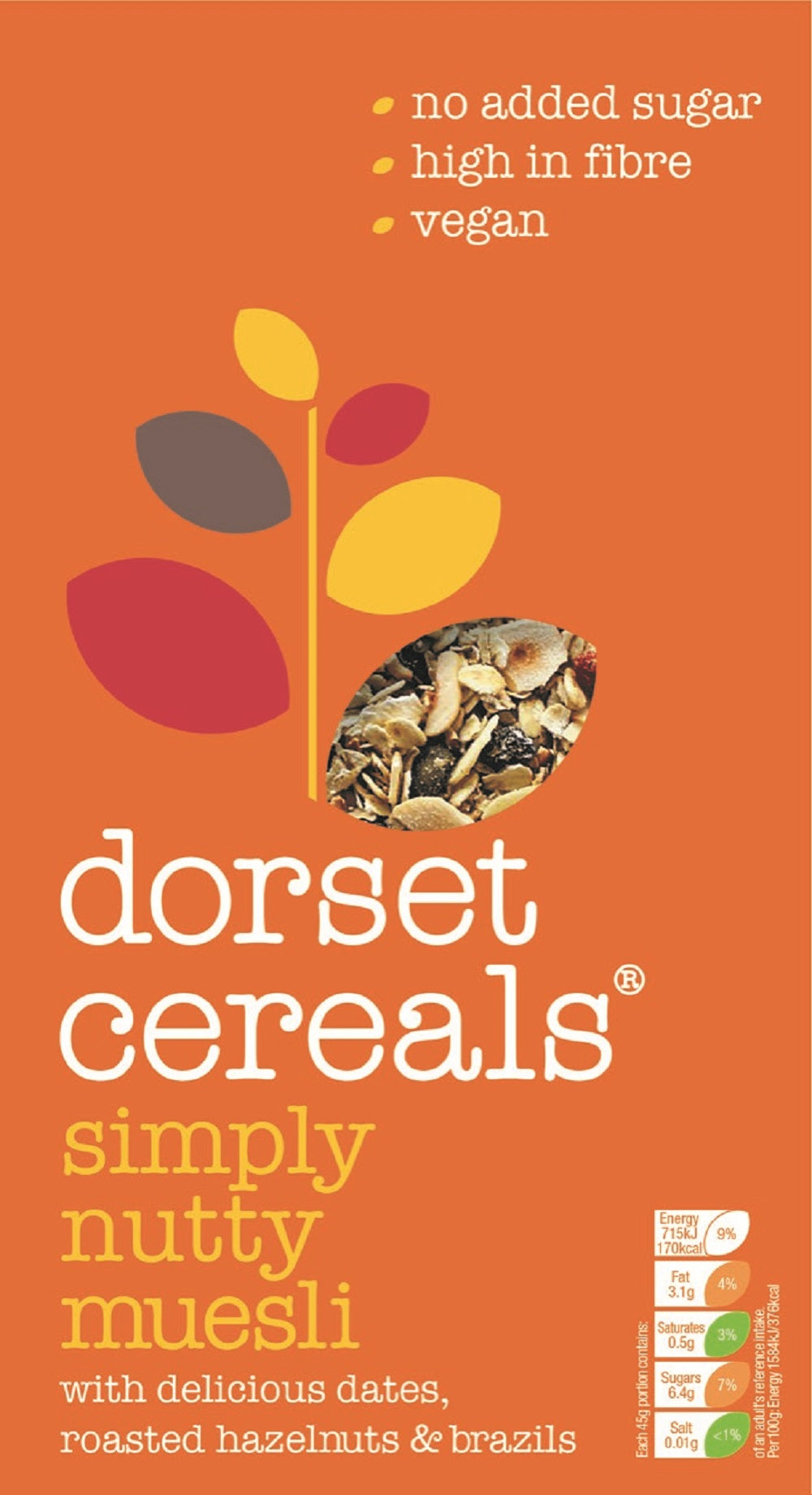 Dorset Museli Simply Nutty 5x410g